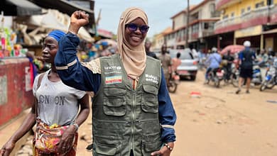 La militante guinéenne Oumou Hawa Diallo. FACEBOOK