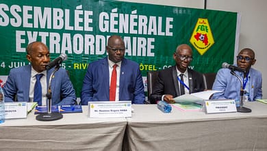 Président de la FGF et le ministre Bogola Haba