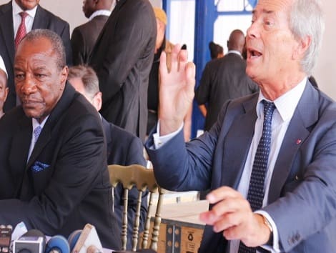 Alpha Condé et Bolloré