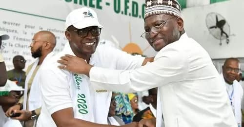 Lansana Komara au siège de l'UFDG