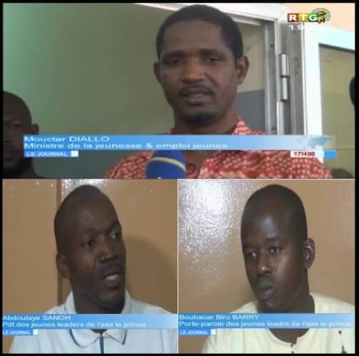 Mouctar Diallo rencontre les jeunes leaders de l'axe de prince