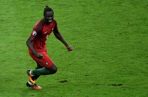 Le Portugais Eder après son but contre la France en finale de l'Euro, le 10 juillet 2016 au Stade de France | AFP/Archives | MIGUEL MEDINA