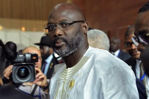 Le président du Liberia George Weah
