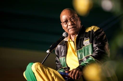 Le président sud-africain Jacob Zuma, le 12 avril 2017 à Soweto | AFP/Archives | John WESSELS