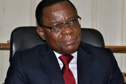 L'opposant camerounais Maurice Kamto photographié le 14 août 2018 à Yaoundé. | AFP/Archives | Reinnier KAZE