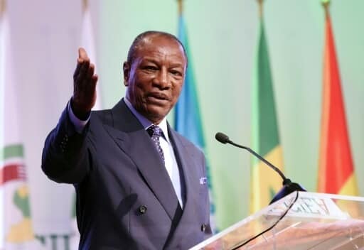 Le président guinéen Alpha Condé