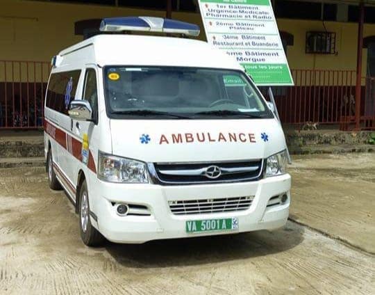 Ambulance guinéenne hopital