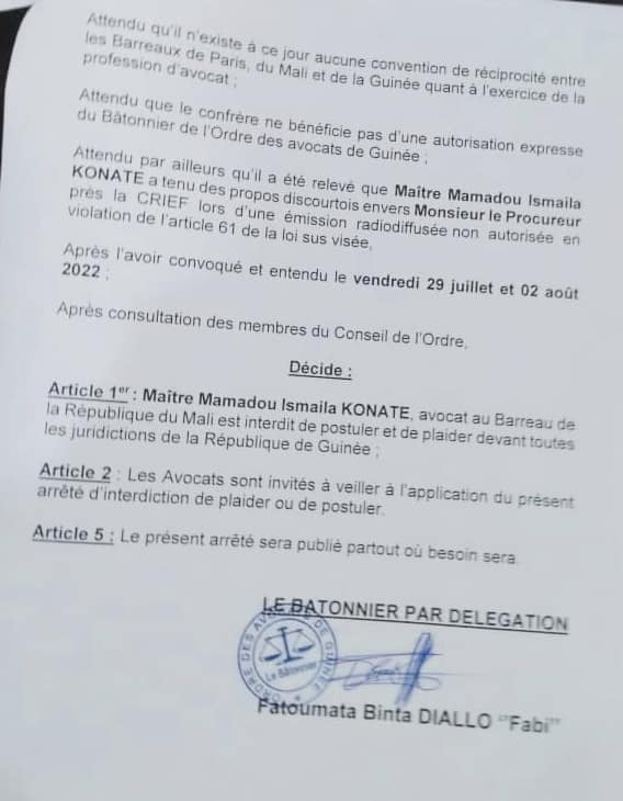 7 Me Mamadou Ismaila Konate avocat au Barreau du Mali.
