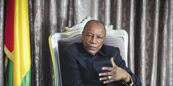 Le Président Alpha Condé