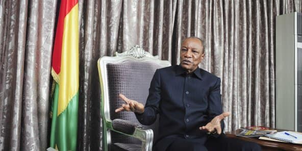 Le Président guinéen Alpha Condé