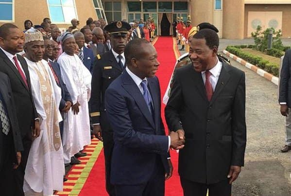 Patrice Talon et Bony Yayi