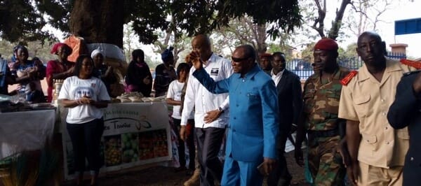 NAUGURATION DE LA MAISON DE L'EMPLOI ET DES COMPÉTENCES (MEC) DE KANKAN CE MERCREDI PAR LE PRÉSIDENT DE LA RÉPUBLIQUE, ALPHA CONDÉ