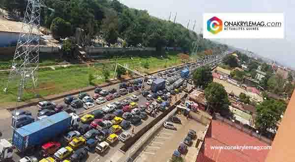 embouteillage à Conakry