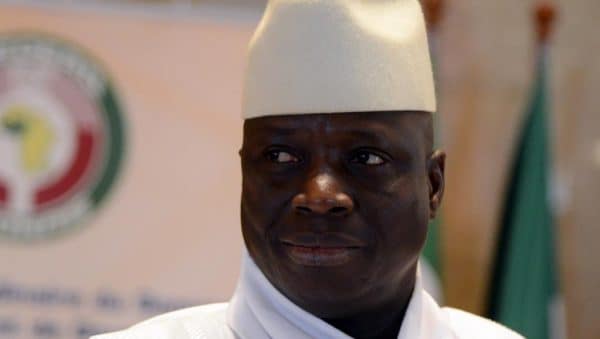 Le président gambien Yaya Jammeh,