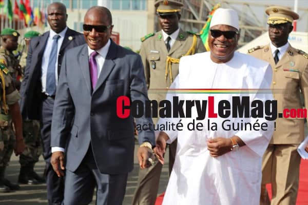 ALpha Condé et le président Ibrahim Boubacar Keïta