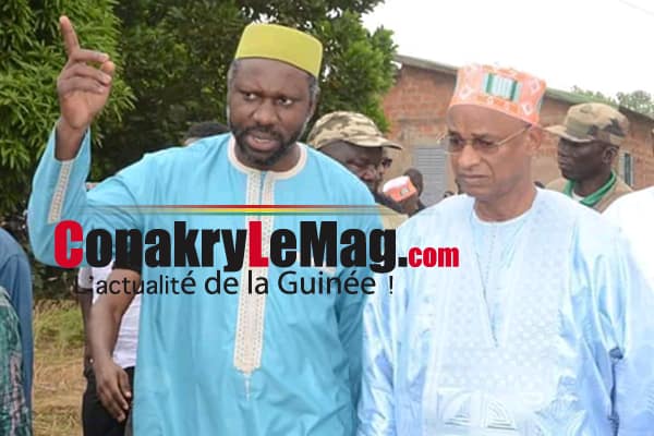 Abdoulaye Bah ex maire de Kindia et Cellou Dalein Diallo Président de l'UFDG