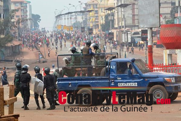 Manifestation du FNDC Bambeto