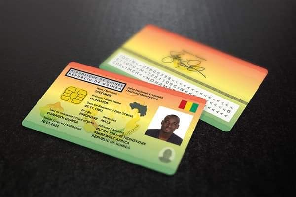 Guinée procédure pour l'obtention de la carte d'identité biométrique