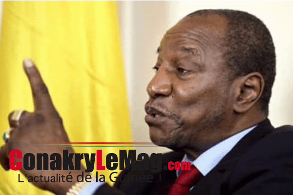 Le Président Alpha Condé menace