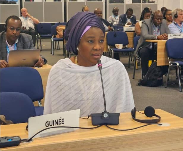 La Ministre Aminata Kaba