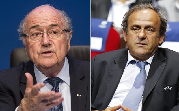Platini et Blatter