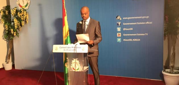 Damantang Albert Camara porte parole du gouvernement de Guinée