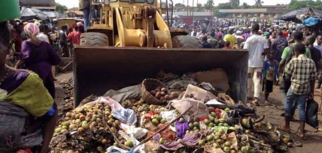 insalubrité à conakry Guinée