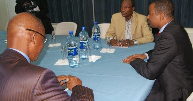 Cellou Dalein Diallo Tibou Camara Alpha Condé