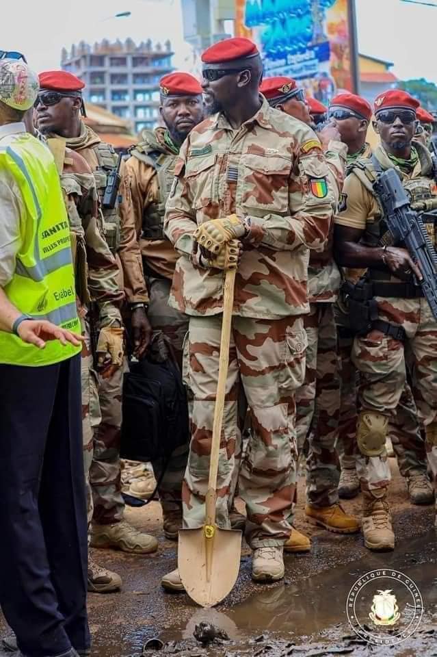 Le colonel Mamadi Doumbouya
