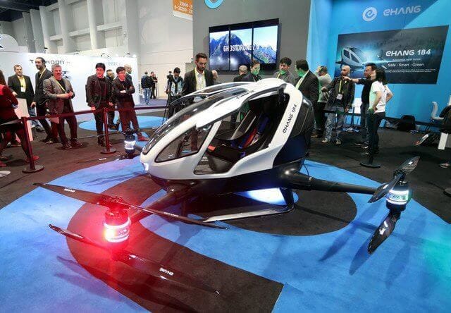 prototype chinois de taxi-drone.