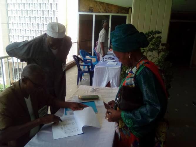 Élection de l'ordre national des pharmaciens de Guinée.
