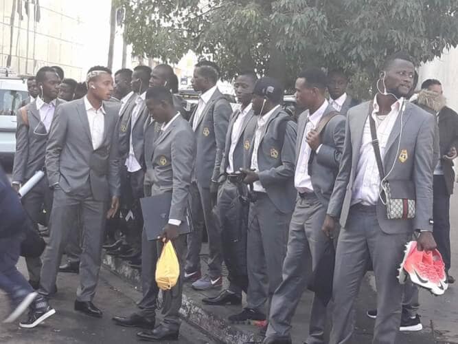 CHAN 2018 Le Syli est arrivé dans son QG à Casablanca!