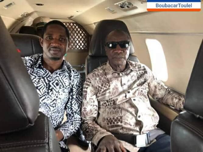 Alpha Condé et Mouctar Diallo