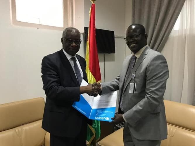 Dr Pierre Ngom, nouveau Représentant de l'UNICEF en Guinée