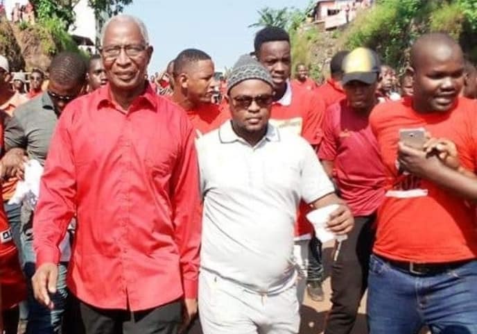 BAH Oury UDD dans la marche du FNDC