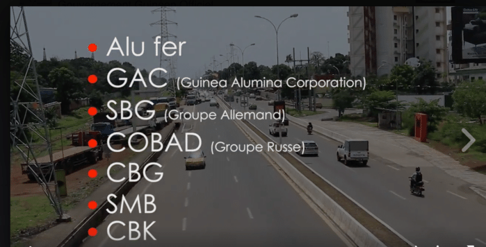 Sociétés minières en Guinée