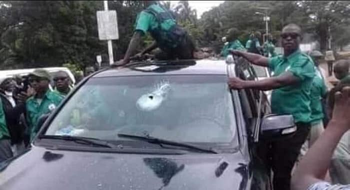 Attaque contre le cortège de Cellou Dalein