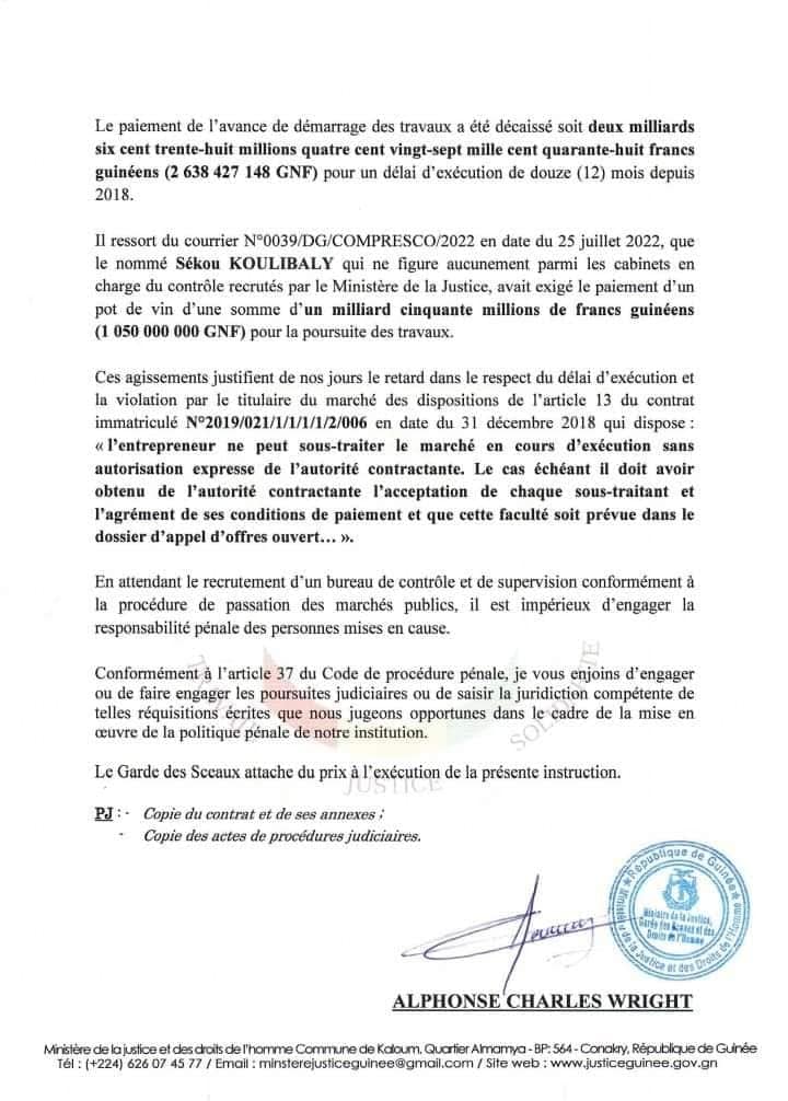 10 poursuites judiciaires contre lancien President de la Cour Constitutionnelle...