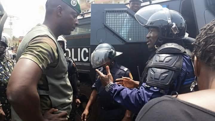 Colonel Balla Samoura et Colonel Bafoé
