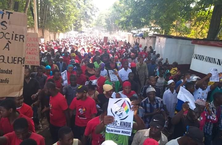 Payé 150000 FG pour trois jours de séjour à kindia pour recevoir le Président Alpha Condé 1 FNDC kindia