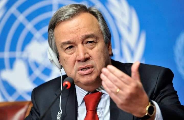 le secrétaire général des Nations unies, António Guterres