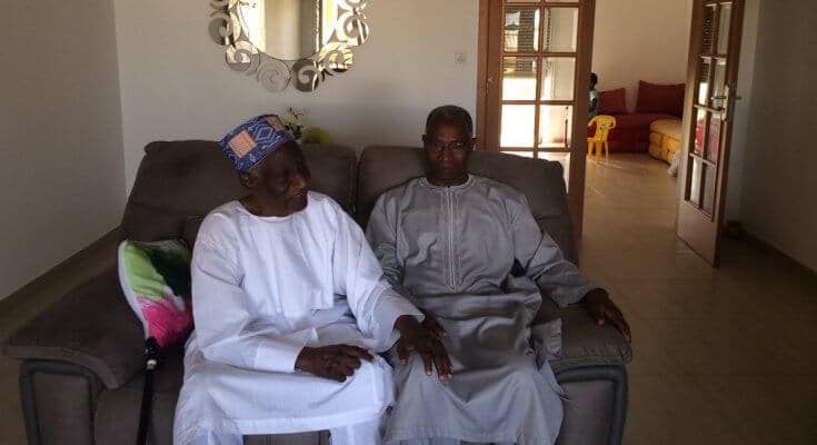 bah-Oury et le doyen Elhadj Saïkou Yaya
