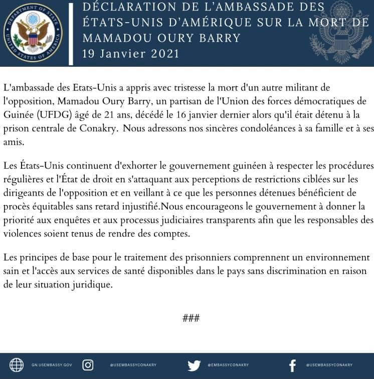 Ambassade des États-Unis d’Amérique