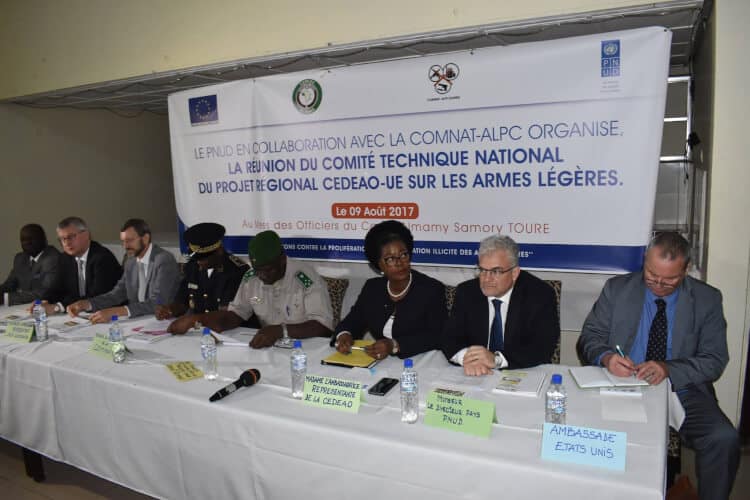Réunion du Comité technique national du Projet régional CEDEAO-UE sur les armes légères