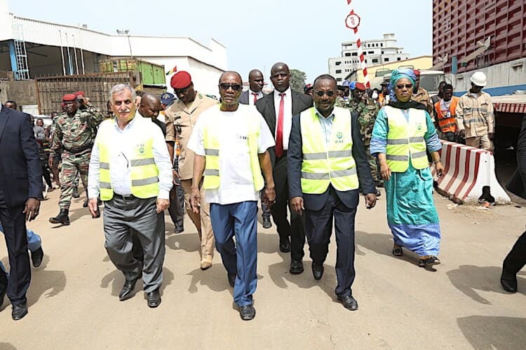 Le Président Alpha Condé au Port autonome de Conakry: s’enquérir de l’état d’avancement des travaux