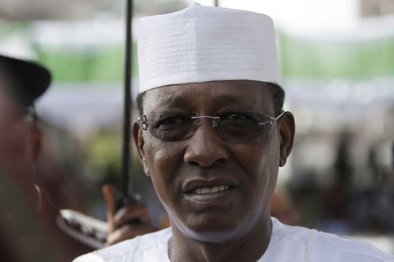 Idriss Déby, à Abuja, le 29 mai. CRÉDITS : SUNDAY ALAMBA / AP