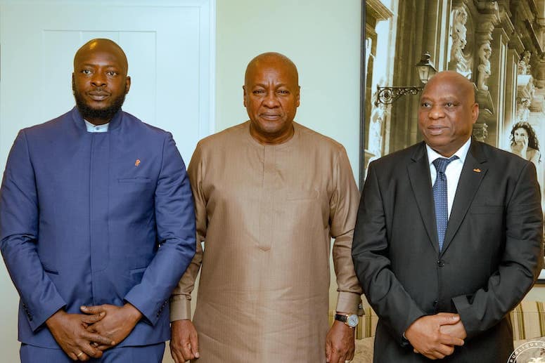 Amara Camara et John Dramani Mahama