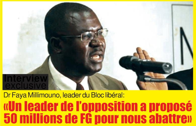 Faya Millimono Président du Bloc Libéral