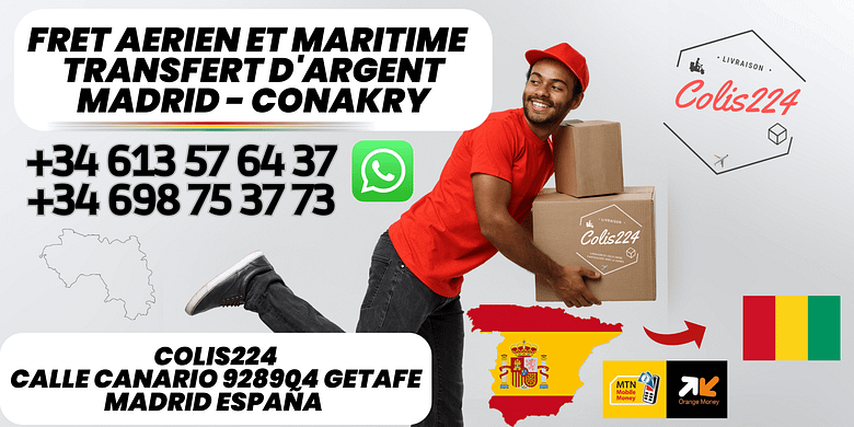 2 ADRESSE MADRID COLIS224