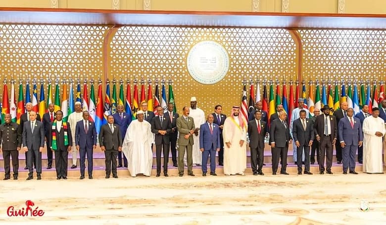 2 Mamadi Doumbouya au sommet Arabie Saoudite Afrique